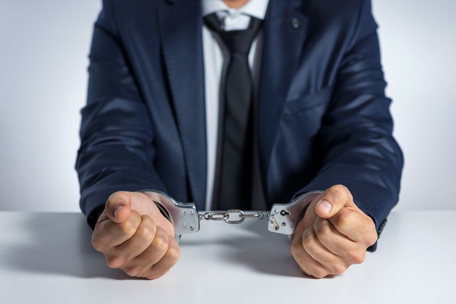 man in handcuffs